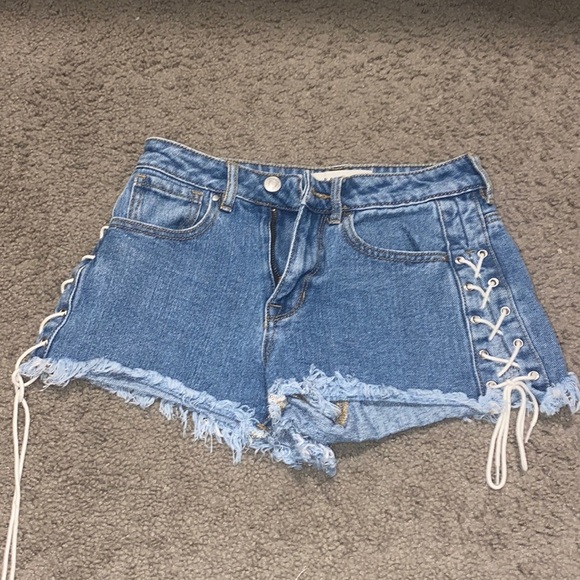 Pacsun side tie shorts - Picture 1 of 3